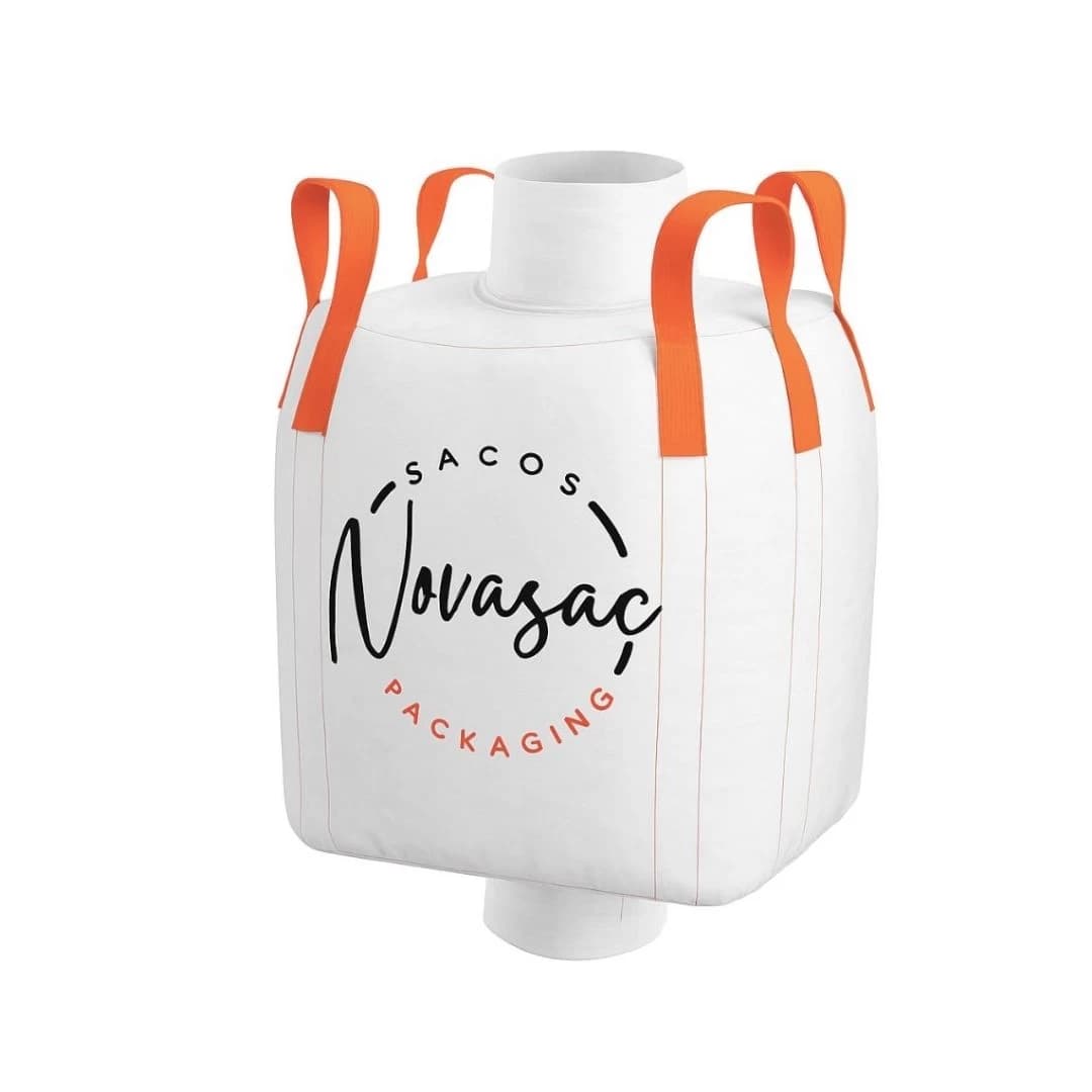 Big Bag Filling Spout Discharge Spout 90x90x180 Non-Laminated PP — image 1