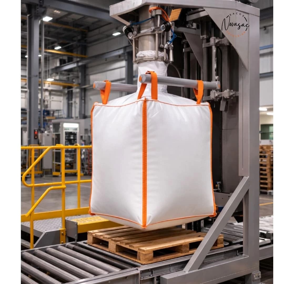 Big Bag Filling Spout Flat Base 78x78x56 Non-Laminated PP — image 4