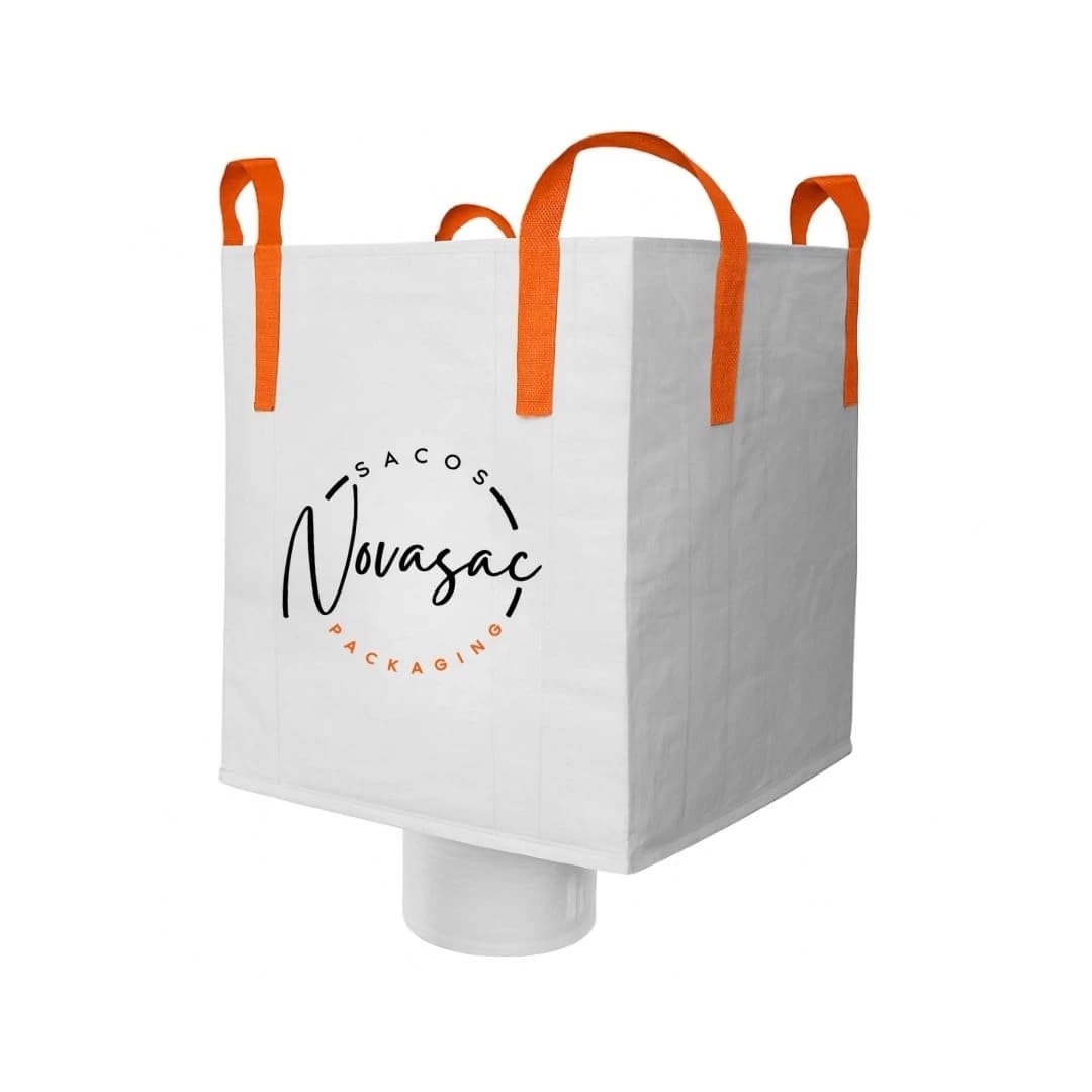Big Bag Open Top Discharge Spout 85x85x90 Non-Laminated PP — image 1