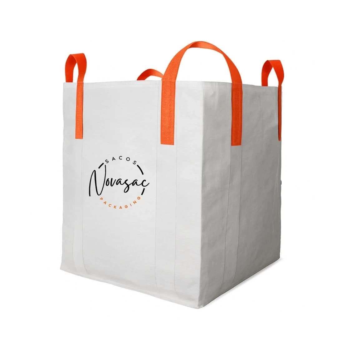 Big Bag Open Top Flat Base 100x100x200 Non-Laminated PP — image 1