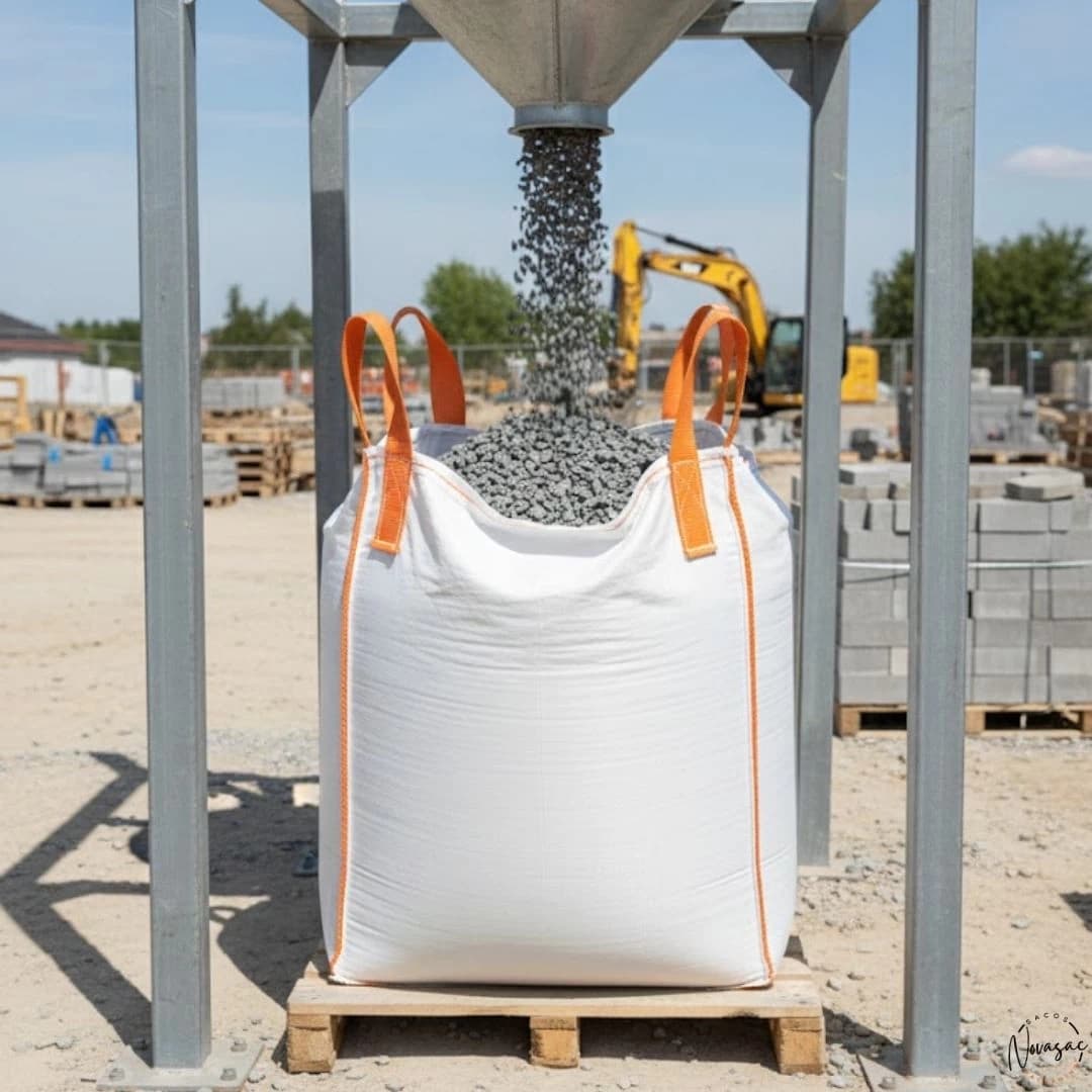 Big Bag Open Top Flat Base 80x80x80 Non-Laminated PP — image 3